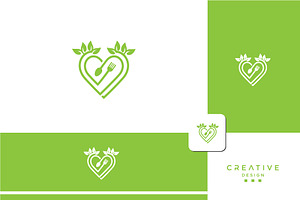 Love and heart food logo., a Branding & Logo Template by art_creater