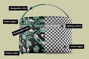 Travel Cosmetic Makeup Bag Mockup, a Household Mockup by Digitalphaser (Thumbnail 2 of 5)