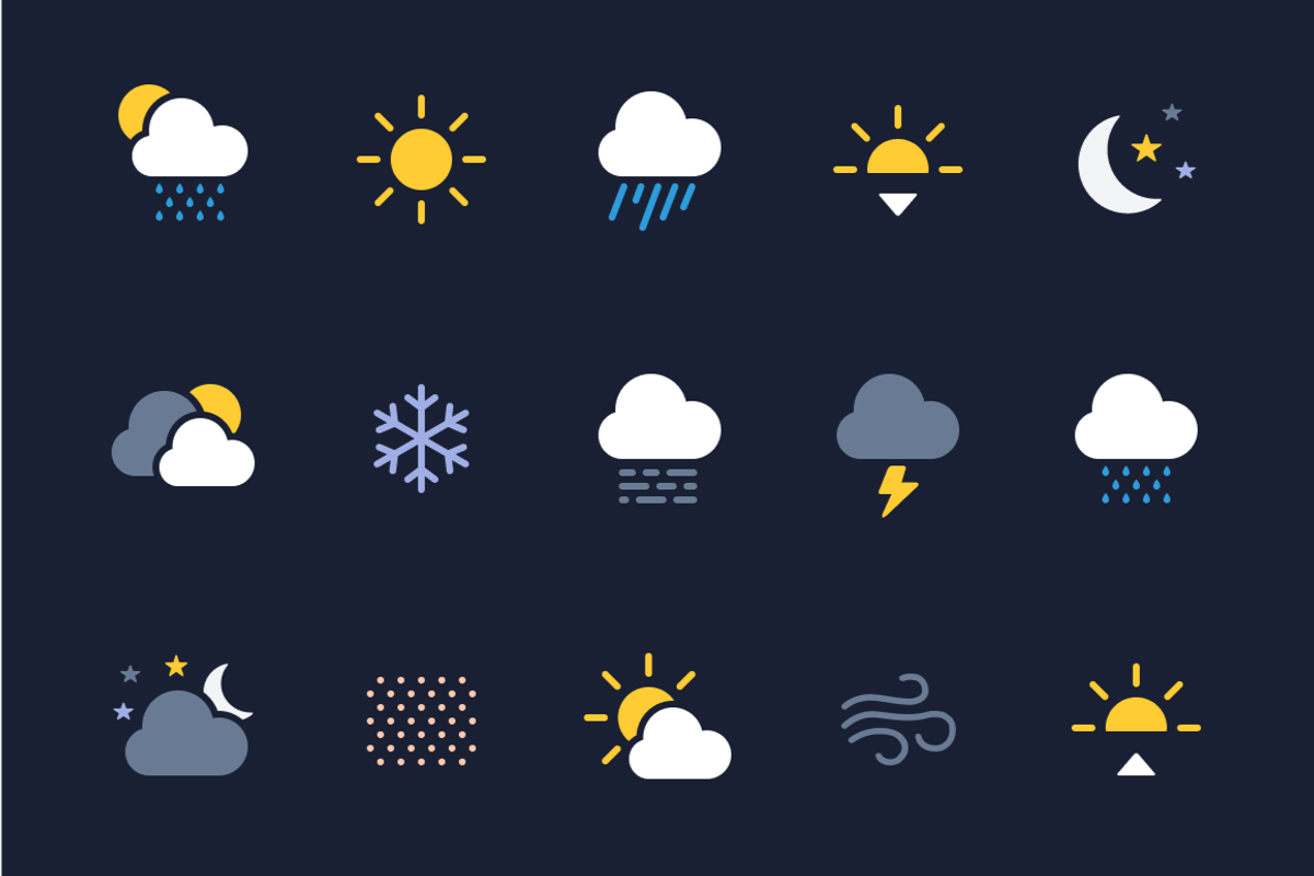 Weather Icons (SVG), an Icon by alexvanderzon