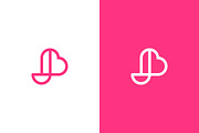 Monogram JB Heart Logo Design, a Branding & Logo Template by arhabib (Thumbnail 5 of 6)