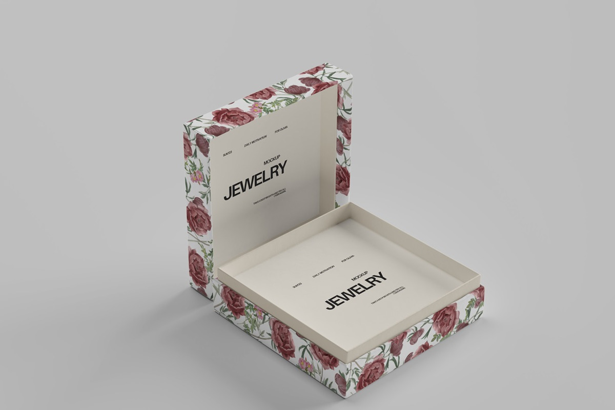 Jawelry Box Mockup, a Packaging Mockup by Tokobeta (Photo 5 of 9)