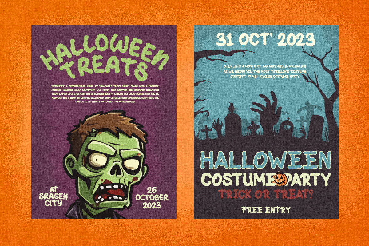 Spooky Zombie - Halloween Font, a Handwritten Font by Dharmas Foundry (Photo 3 of 13)