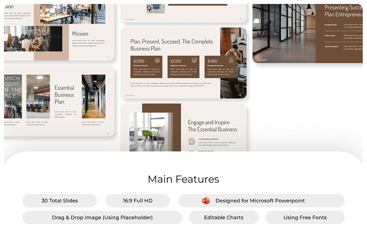 Business Plan PowerPoint Template, a Presentation Template by Premast (Photo 2 of 4)