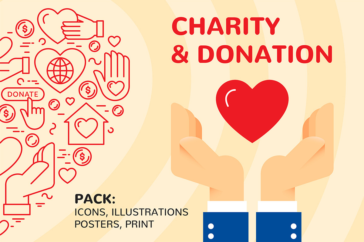 Charity & Donation Pack, an Icon by Falcon eye (Photo 1 of 5)