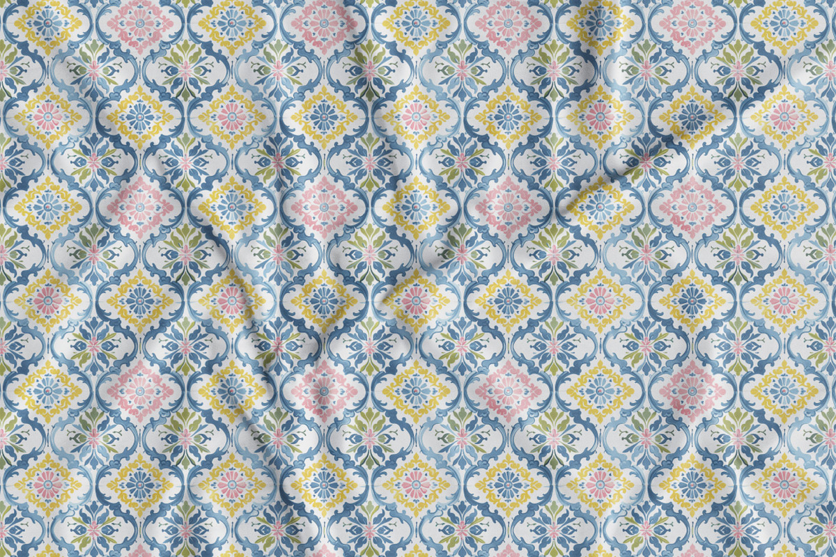 Antique Mediterranean Arabesque, a Pattern Graphic by Olya Creative (Photo 2 of 11)