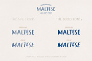 Maltese SVG Watercolor Font, a Handwritten Font by The Paper Town (Thumbnail 2 of 16)