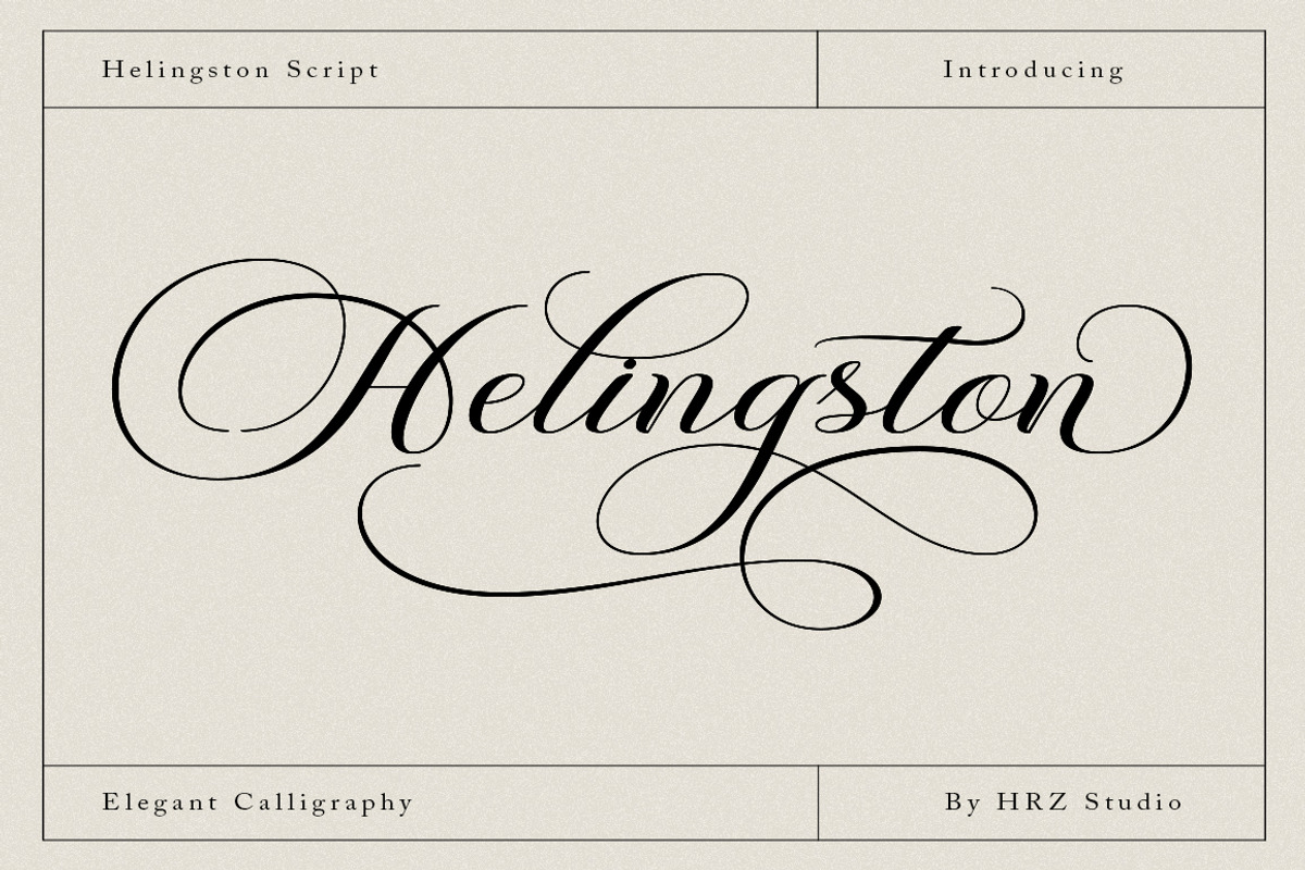 Helingston Script, a Script Font by Has_rizal (Photo 11 of 11)