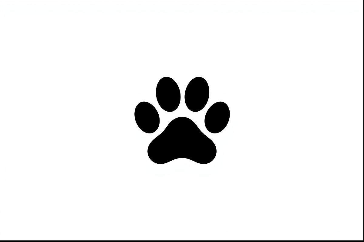 Cat Silhouette Paw Cutout Set, an Illustration by hafijul (Photo 3 of 9)