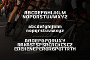 Pedal Track - Sport Bicycle, a Sans Serif Font by twinstd (Thumbnail 10 of 11)