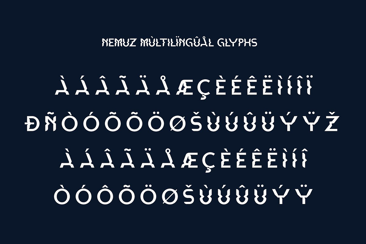 Nemuz – Editoral Bold Logo Font, a Sans Serif Font by WhymoreArt (Photo 10 of 11)