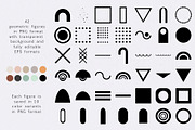 100 shapes. Abstract geometry art, an Object Graphic by Vera●Suleimanova (Thumbnail 8 of 13)