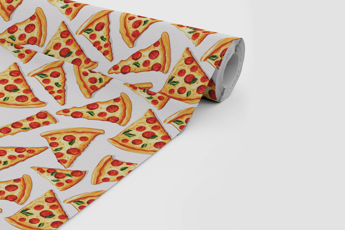 Fast Food Seamless Pattern, a Pattern Graphic by Forhadx5 (Photo 7 of 7)