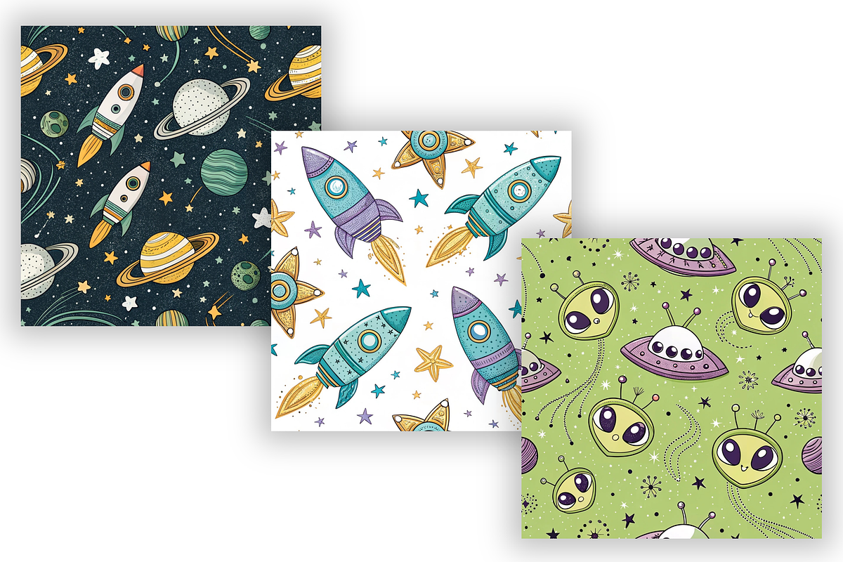 Toy Seamless Pattern Scrapbook Paper, a Pattern Graphic by FloridPrintables (Photo 3 of 10)