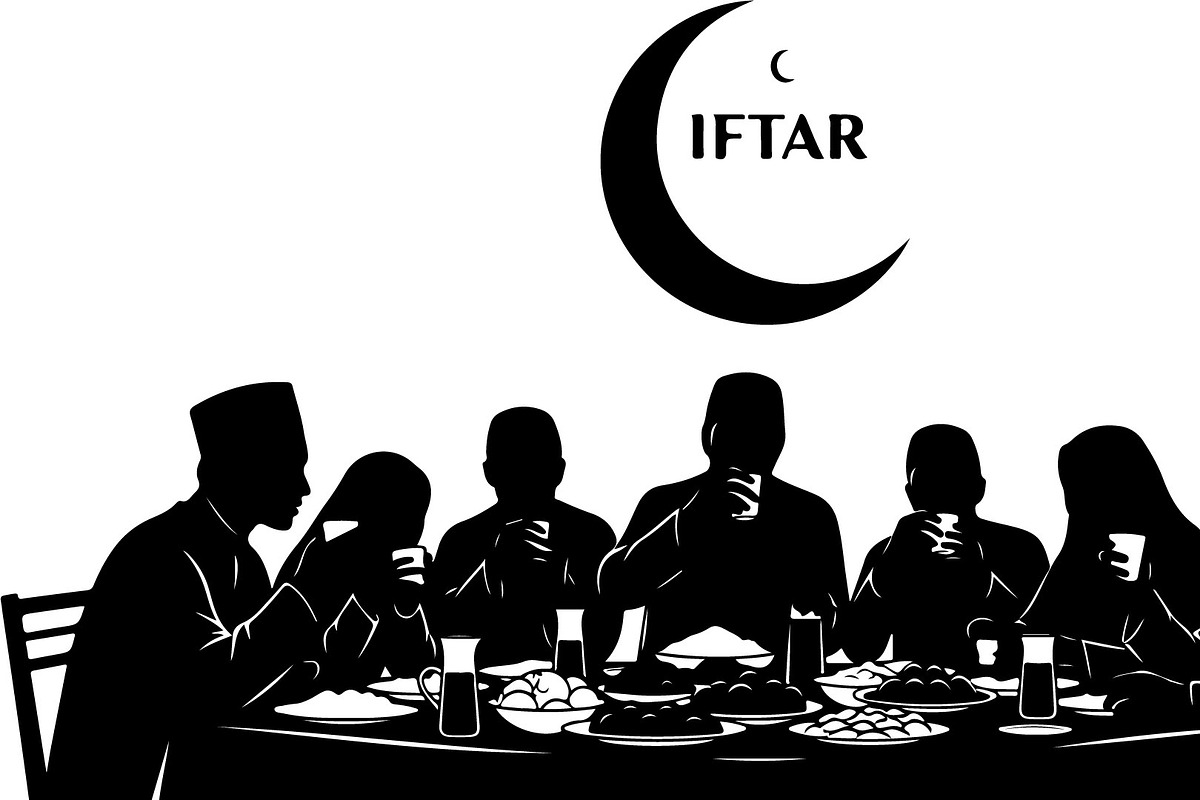 50 Ramadan Iftar Silhouette Bundle, an Illustration by Gfx_Store (Photo 4 of 49)