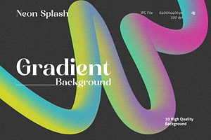 Neon Splash Gradient Background