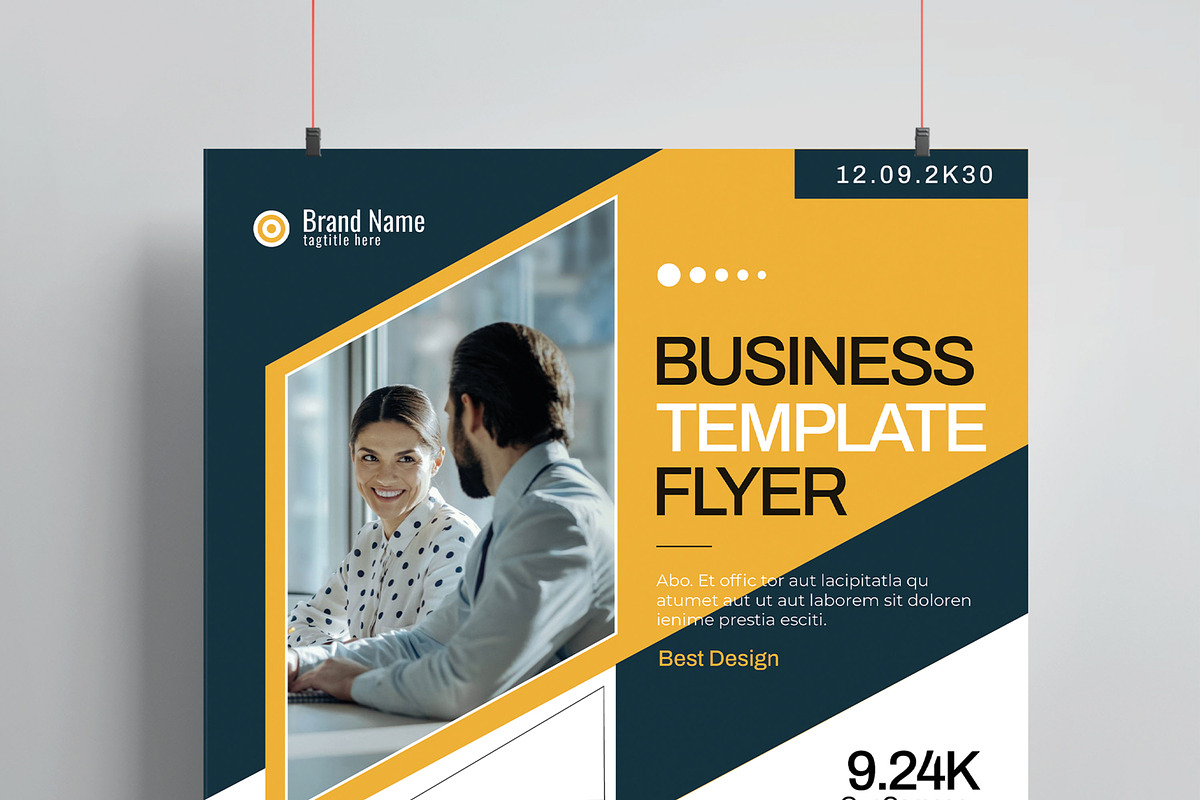 Business Grow Flyer Template, a Flyer Template by MightyDesign (Photo 2 of 6)