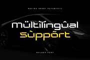 Noland - Sport Futuristic Font, a Sans Serif Font by Hamz Studio (Thumbnail 9 of 12)