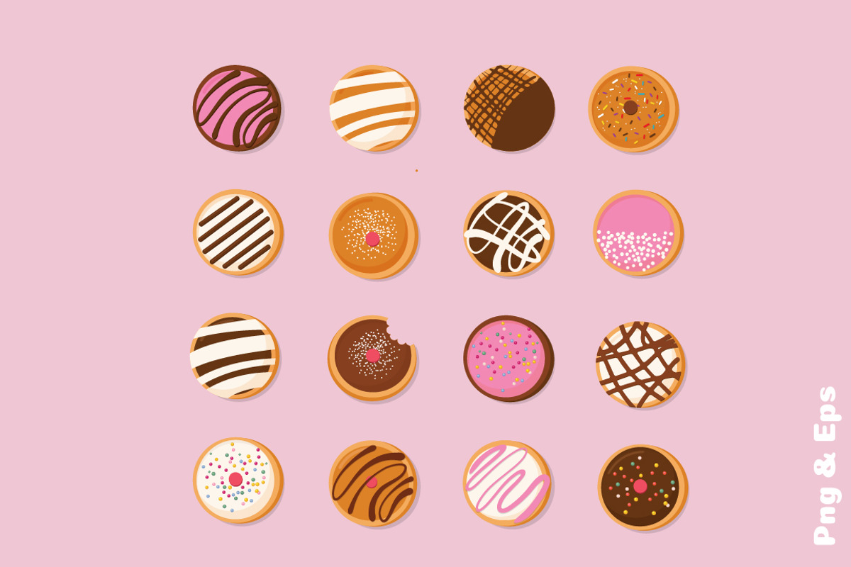 Hanukkah doughnuts, a Food Illustration by jenny lipets (Photo 3 of 6)