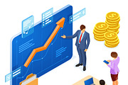 Partnership and Business Teamwork, a Finance Illustration by TAlex (Thumbnail 3 of 6)