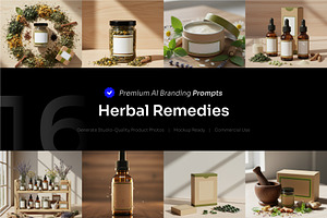 Herbal Remedies AI Prompt, a Health & Medical Photo by cidcud_graphic
