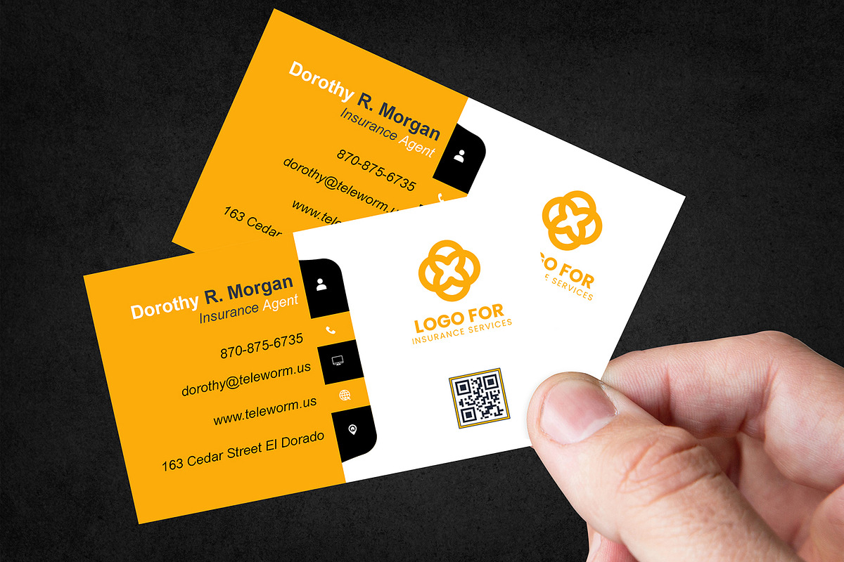 Standard Layout Business Card PSD preview 3