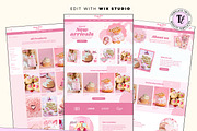 Pink Bakery Wix Website Template, a Wix Template by Template Twist Shop (Thumbnail 2 of 10)