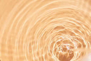 Realistic natural water wave overlay featuring yellow, presentation, and