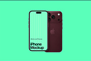 iPhone 18 Pro Screen Mockup, an iPhone Mockup by Devators (Thumbnail 3 of 3)