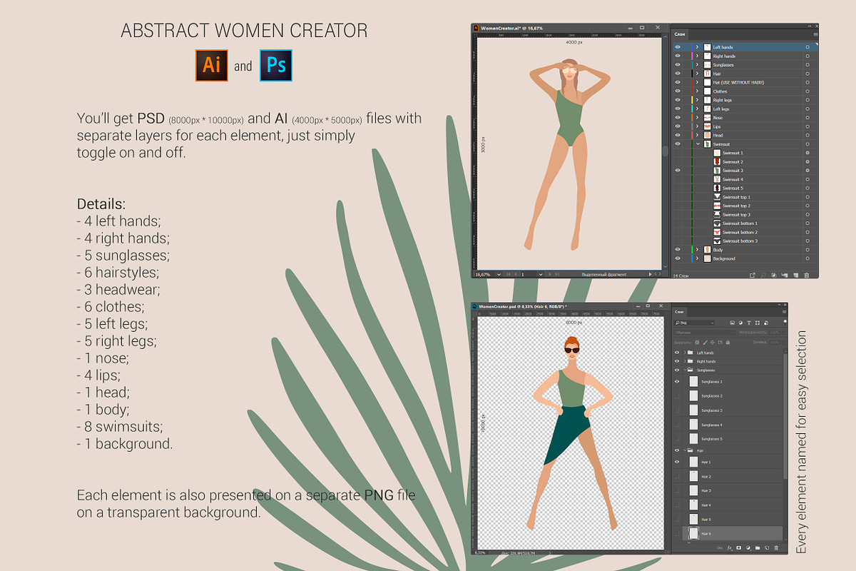 Summertime. Women CREATOR, a Person Illustration by AnMark (Photo 3 of 9)