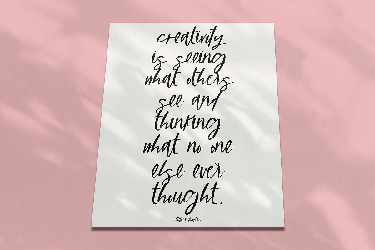 Figmented Script, a Script Font by Beck McCormick (Photo 8 of 10)