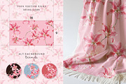 Lily Seamless Pattern Set, a Pattern Graphic by Momosama Studio (Thumbnail 2 of 5)