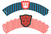 Transformers Birthday Party Package, a Templates & Theme by Lytvynenko Anna (Thumbnail 7 of 13)