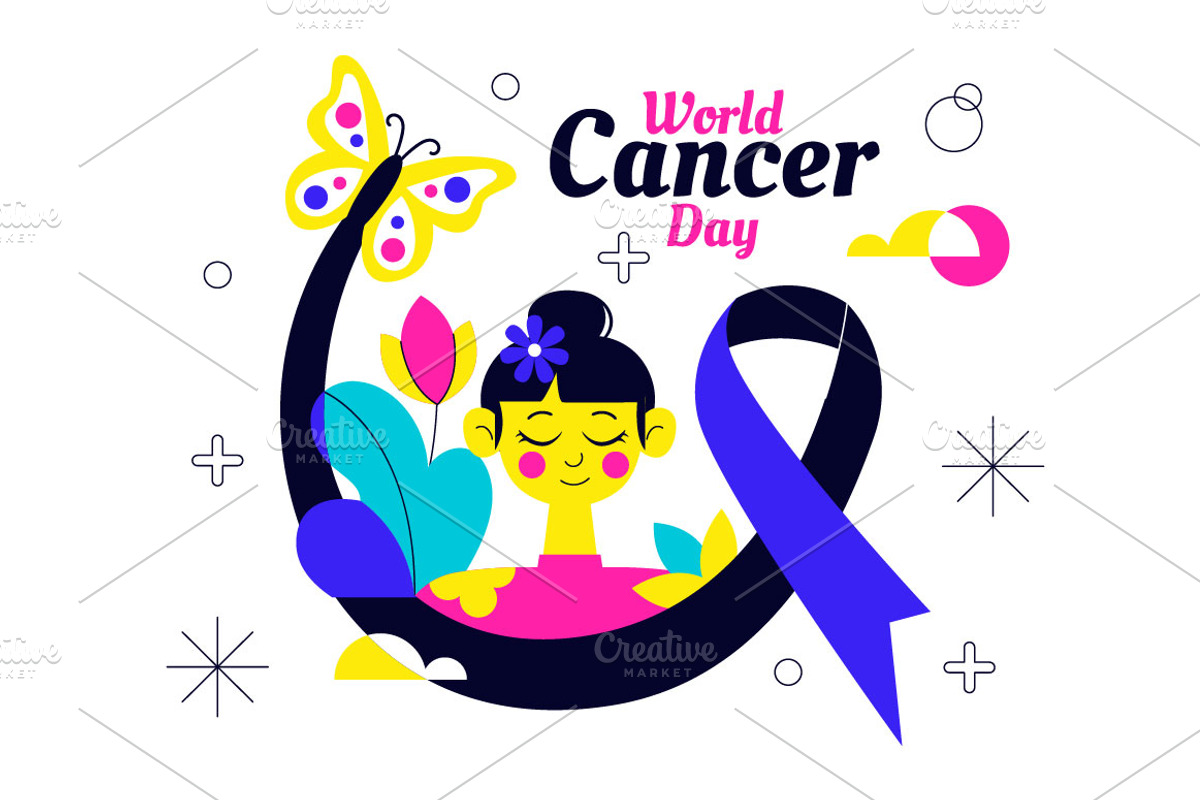 10 World Cancer Day Illustration, a Person Illustration by denayunebgt (Photo 4 of 4)