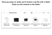 Window Box Mockup + Template, a Packaging Mockup by Korner (Thumbnail 12 of 12)