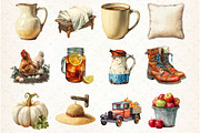 Farmer Life Sublimation Clipart, an Illustration by Libby Wishes (Thumbnail 3 of 6)