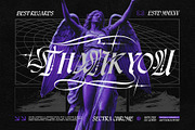 Sectra Chrome Typeface, a Blackletter Font by alit design (Thumbnail 17 of 17)