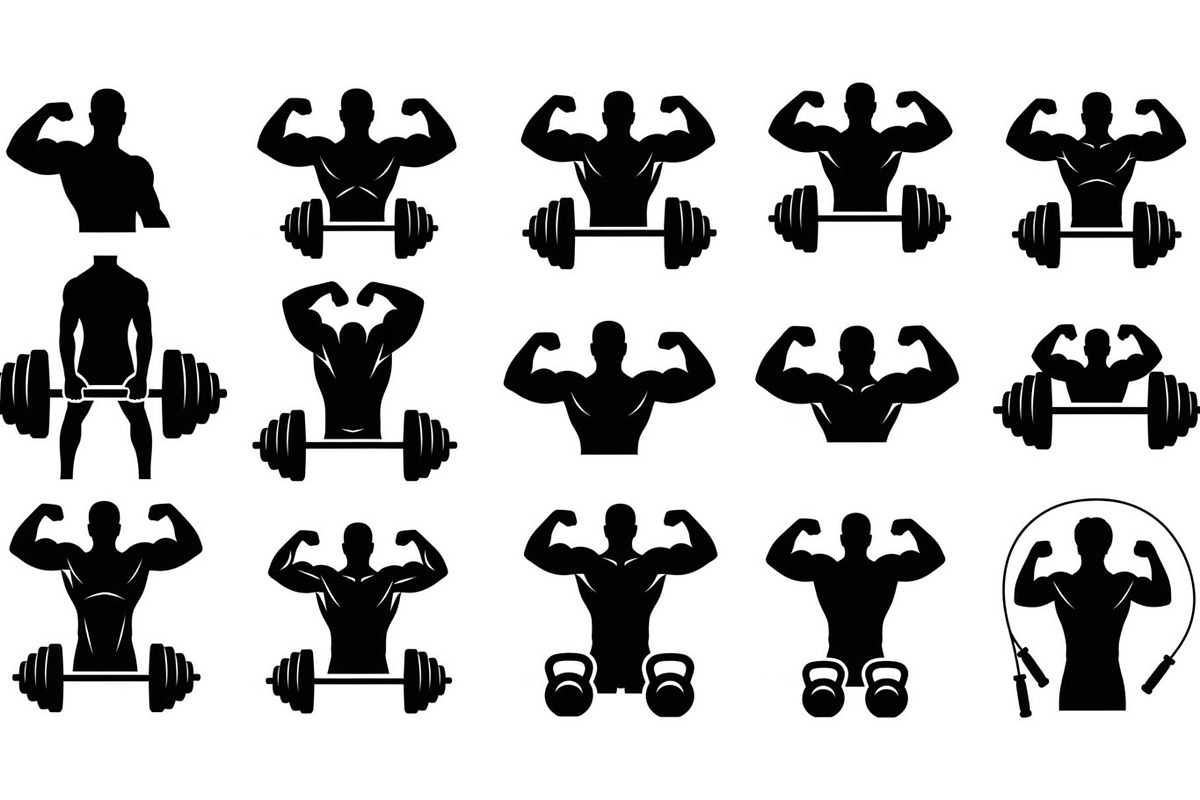 Ultimate Fitness Gym Vector Bundle, an Illustration by Creativeshirt (Photo 47 of 51)