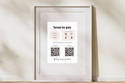 Editable Scan to Pay Canva Template, a Business Card Template by Digital By Nikoleta (Thumbnail 2 of 8)