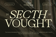 Secth Vought–Luxury Editorial Serif, a Serif Font by MaikoHatta (Thumbnail 1 of 10)