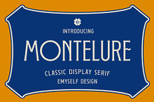ED Montelure - Display serif