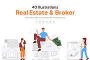 Real Estate Flat Illustrations, a Person Illustration by Vectors Market (Thumbnail 1 of 8)