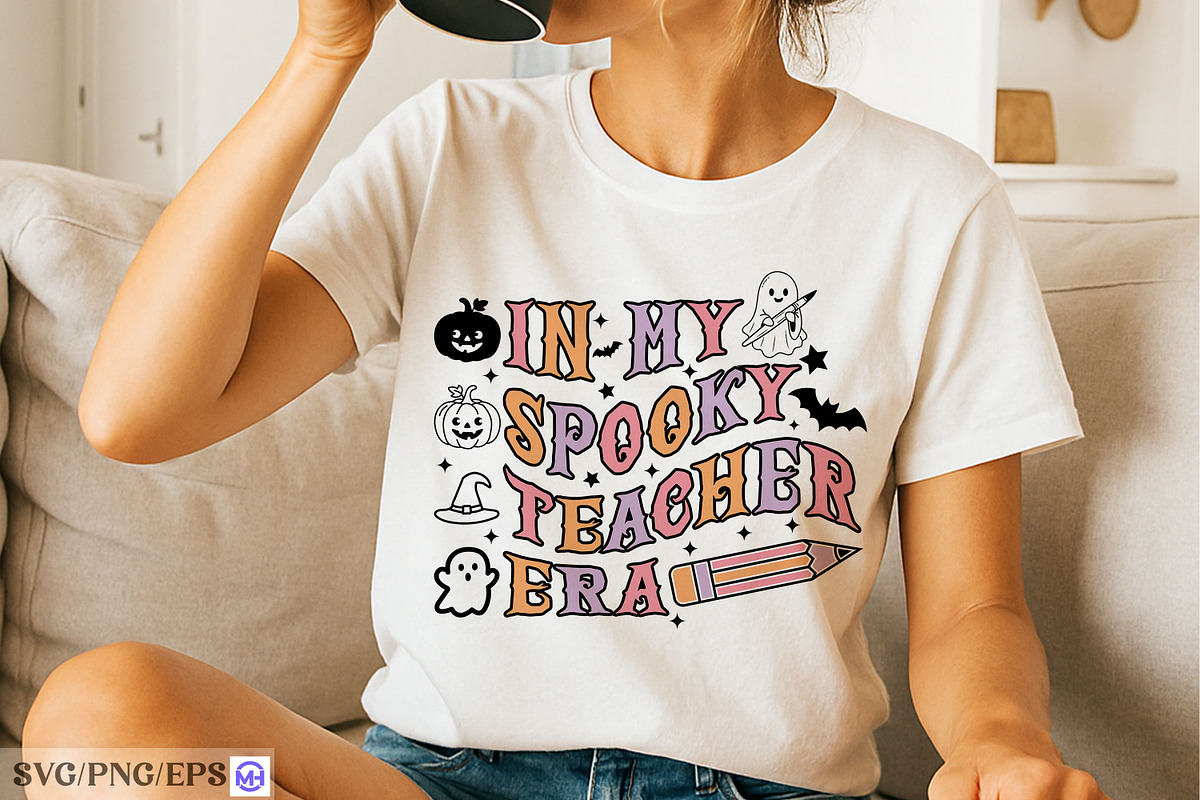 In My Spooky Teacher Era Halloween, a Seasonal Illustration by mh_arif (Photo 2 of 4)