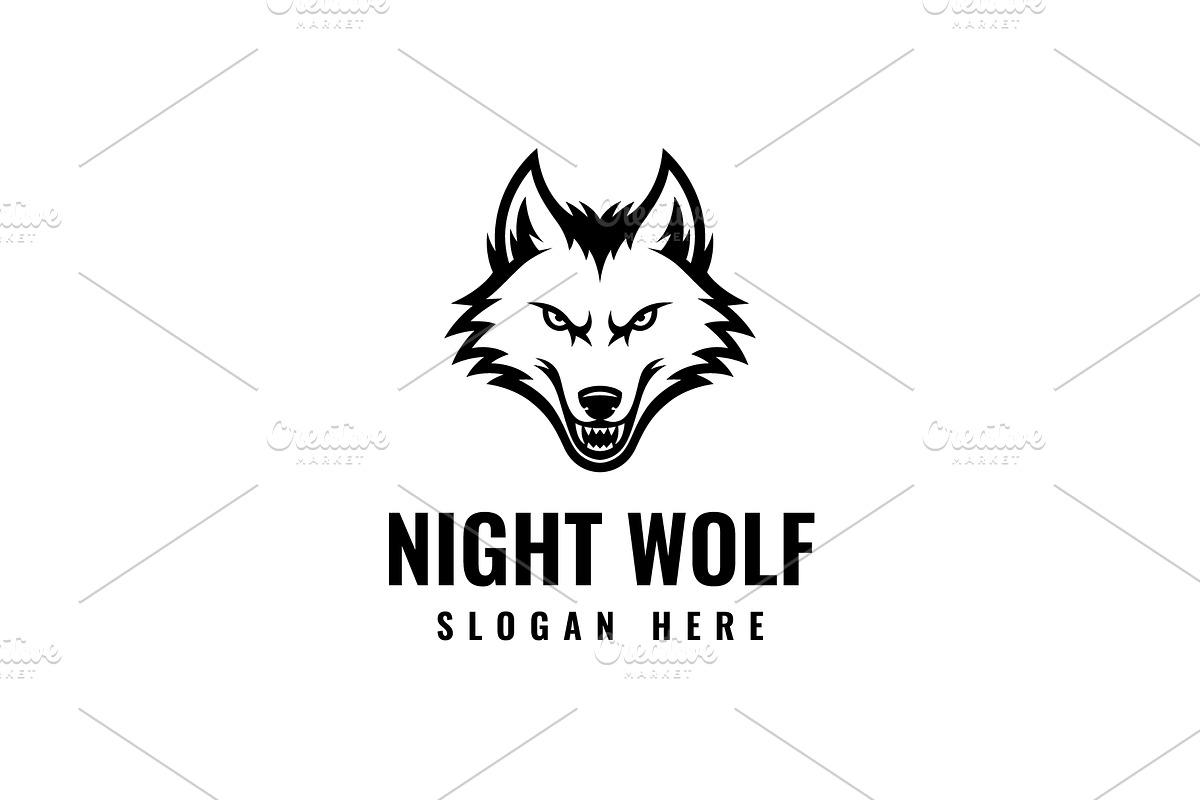 Night Wolf Logo, a Branding & Logo Template by Pixes (Photo 2 of 2)