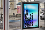 Warsaw Citylight Ad Bus Stop 9, an Advertising Mockup by Graphic Shelter (Thumbnail 7 of 8)