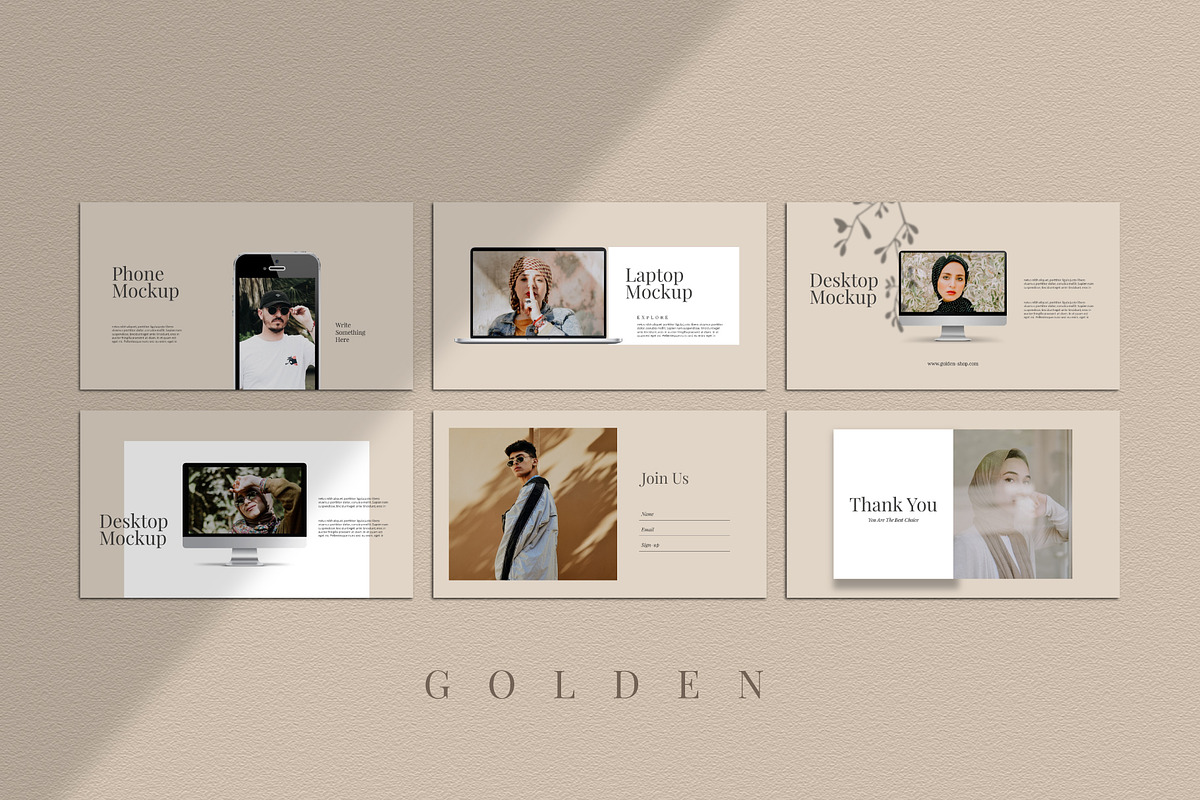 Golden - Fashion Keynote Template, a Presentation Template by Collaborg Studio (Photo 8 of 8)