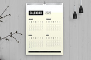 Calendar 2025 Layout, a Stationery Template by MightyDesign (Thumbnail 1 of 6)