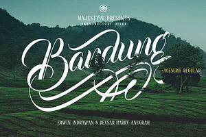 Bandung Aceserif - Script & Serif