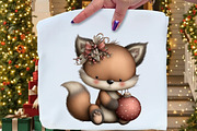 Whimsical Christmas Fluffy Fox PNG, an Illustration by Craft Nest (Thumbnail 5 of 9)