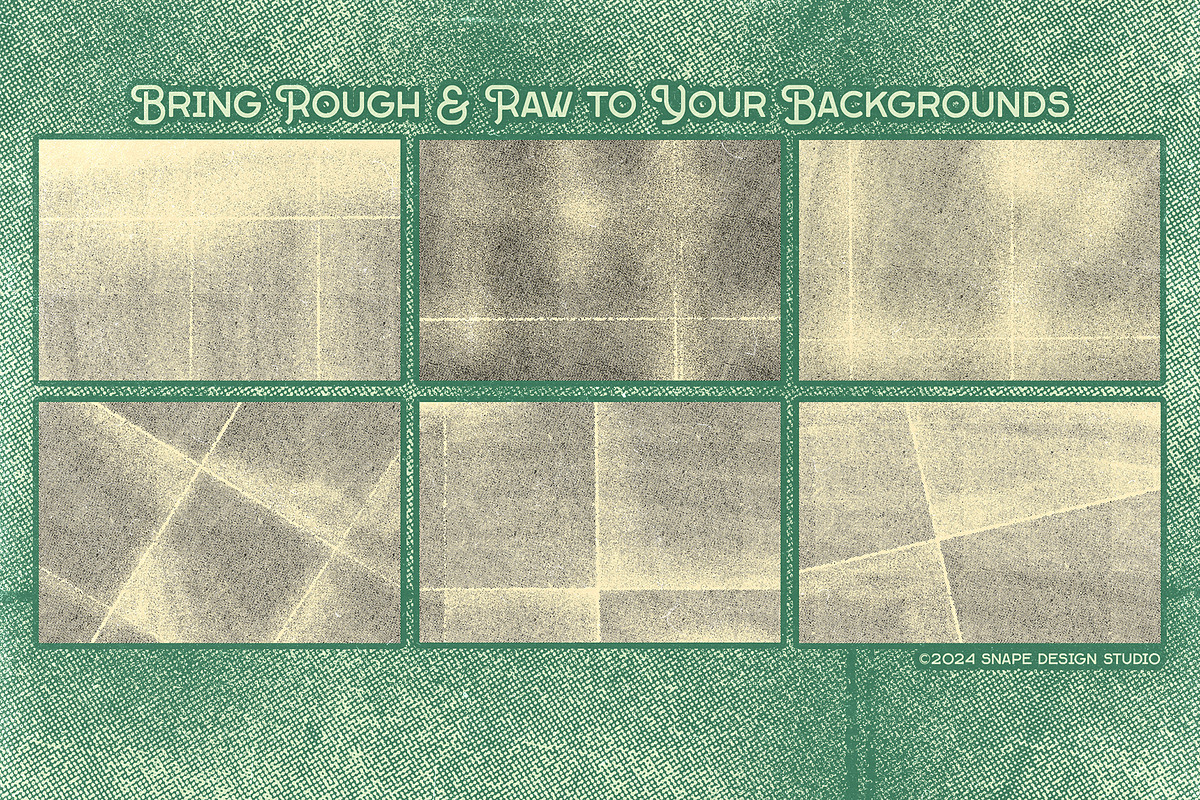Halftone Textures - Dirty Folds, a Texture Graphic by Snape Design Studio (Photo 2 of 2)