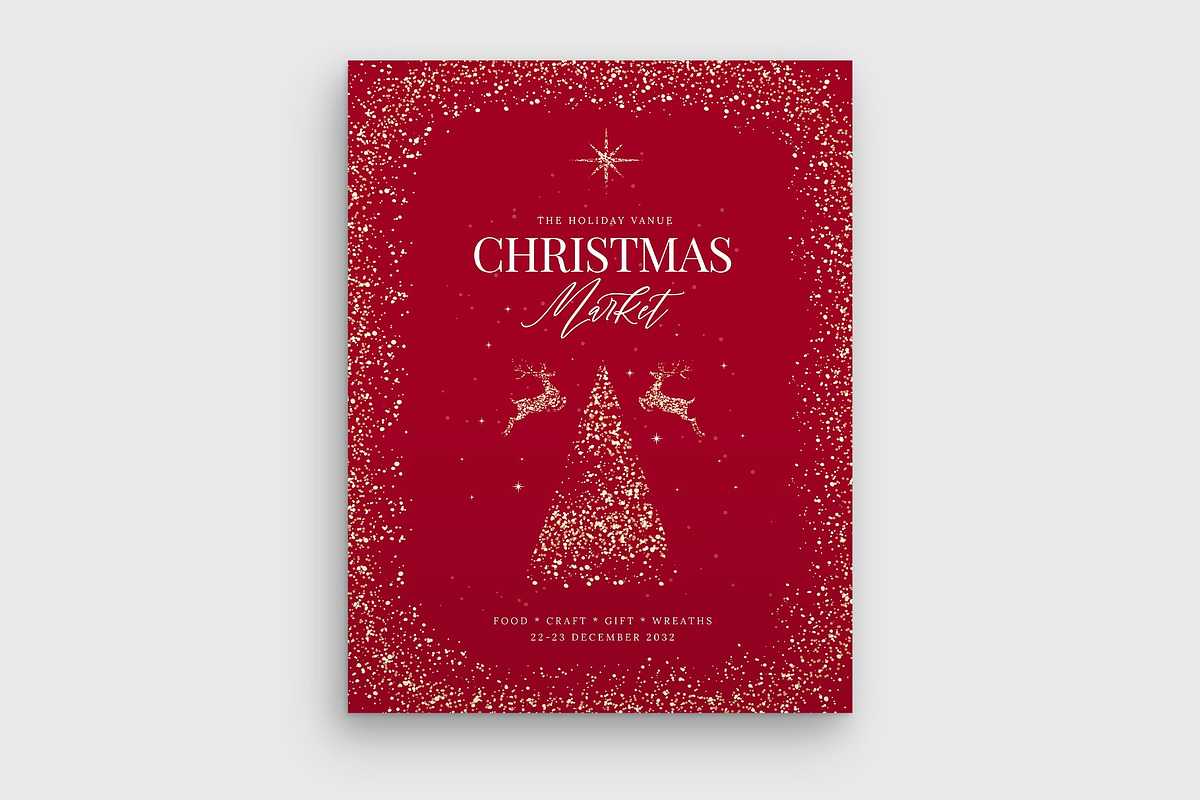 Luxury Christmas Flyer Template, a Flyer Template by BrandPacks (Photo 4 of 5)